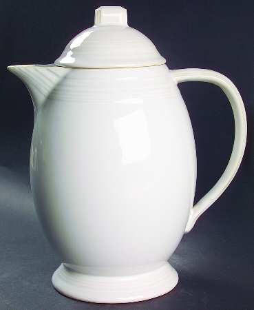Vanilla Coffee Pot & Lid