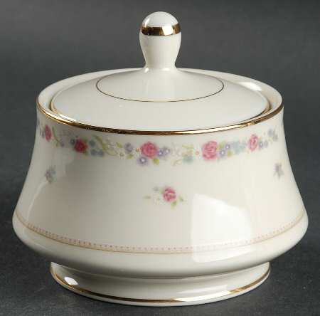 Vassar Rose Sugar Bowl & Lid