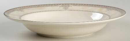 Venetian Marble Large Rim Soup Bowl