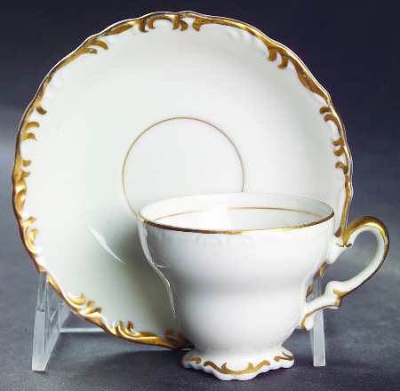 Venice Footed Demitasse Cup & Saucer Set