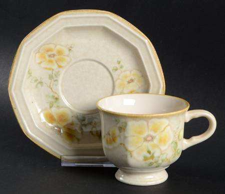 Venezia Footed Cup & Saucer Set