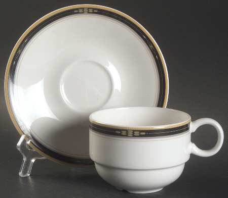 Venice Flat Cup & Saucer Set
