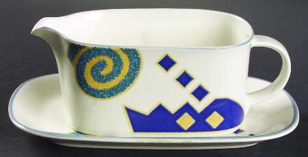Verve Gravy Boat & Underplate (Relish/Butter) by Mikasa