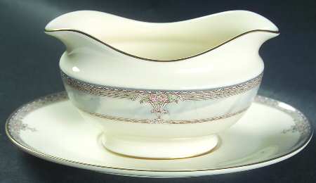 Venetian Sky Gravy Boat & Underplate