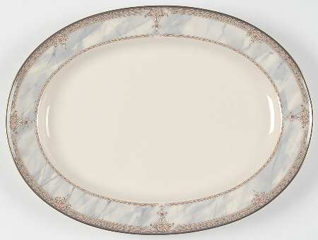 Venetian Sky 14" Oval Serving Platter
