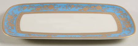 Victorian Blue Butter Tray