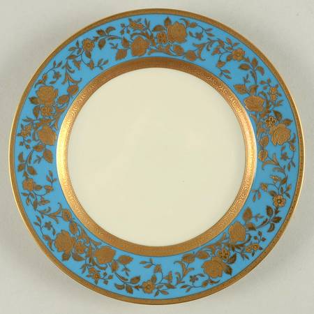 Victorian Blue Salad Plate