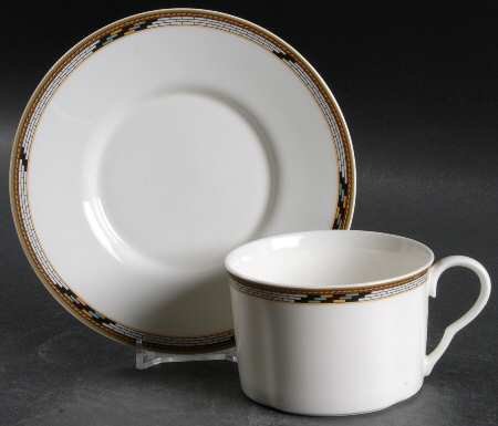 Villa Cora Flat Cup & Saucer Set by Mikasa
