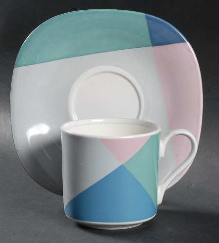 Video Flat Cup & Saucer Set