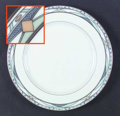 Vintage Gold Dinner Plate