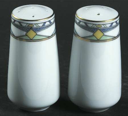 Vintage Gold Salt & Pepper Set