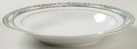Vintage Gold Rim Soup Bowl