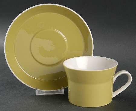 Village Flat Cup & Saucer Set