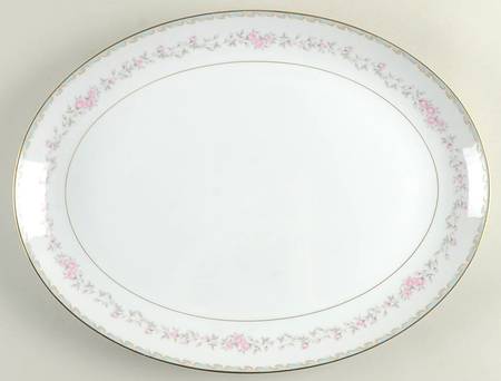 Vincente 16" Oval Serving Platter by Mikasa