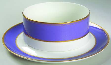 Violet Gravy Boat & Underplate