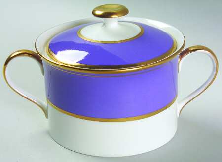 Violet Sugar Bowl & Lid
