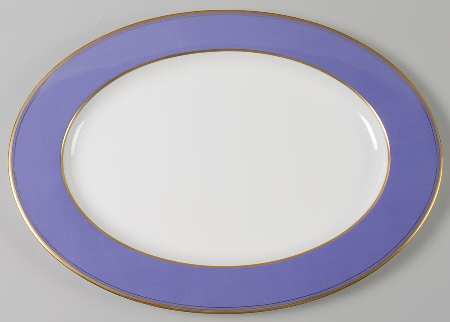 Violet 17" Oval Serving Platter