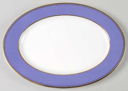 Violet 12" Oval Serving Platter