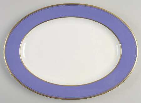 Violet 15" Oval Serving Platter