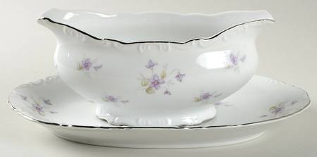 Violetta Gravy Boat & Underplate