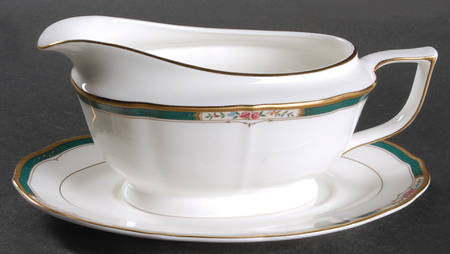 Victorian Rose Gravy Boat & Underplate