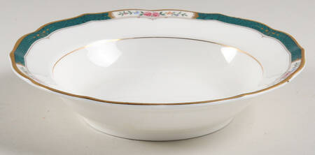 Victorian Rose Rim Fruit/Dessert (Sauce) Bowl