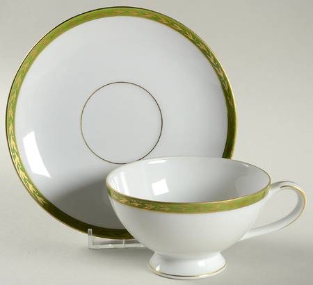 Viscount Footed Cup & Saucer Set by Mikasa