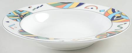 Vogueing Large Rim Soup Bowl