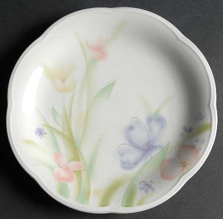 Water Colors Salad Plate