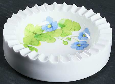 Water Lilies Blue 6" Ashtray