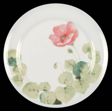 Water Lilies Peach Bread & Butter Plate by Mikasa