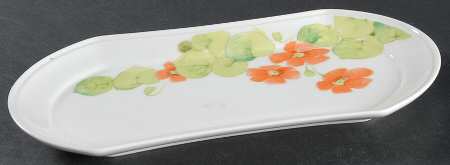 Water Lilies Peach Butter Tray