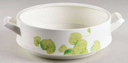 Water Lilies Yellow Round Vegetable No Lid