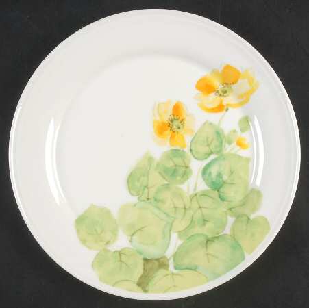 Water Lilies Yellow Salad Plate