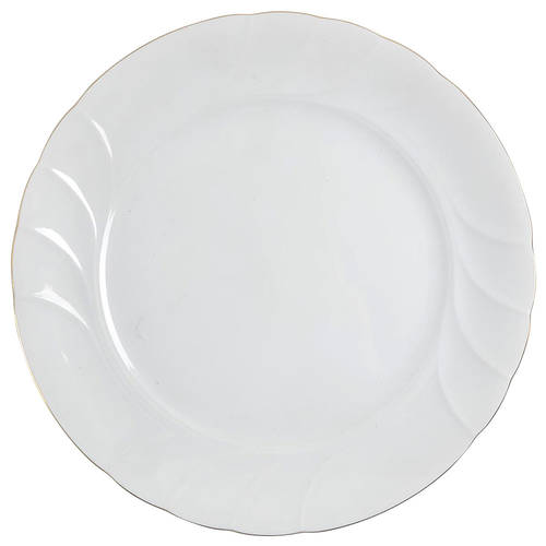 Wedding Band Gold 12" Chop Plate (Round Platter)