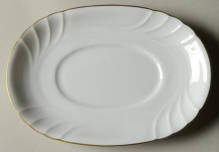 Wedding Band Gold Underplate for Gravy Boat