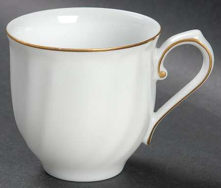 Wedding Band Gold Flat Demitasse Cup