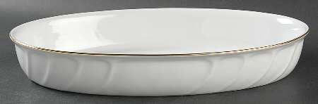 Wedding Band Gold 13" Oval Baker