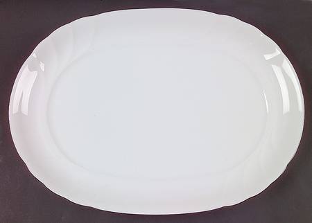 Wedding Band Platinum 14" Oval Serving Platter
