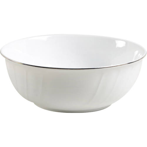 Wedding Band Platinum 8" Round Vegetable Bowl