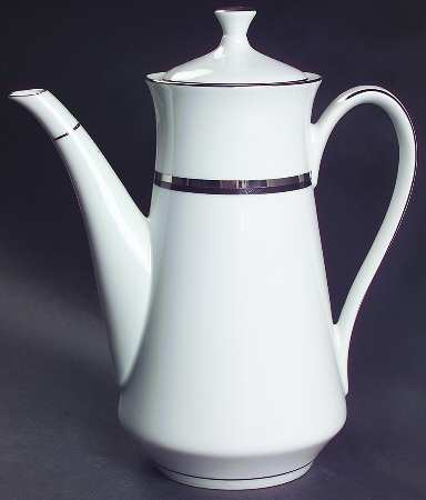 Wedding Ring Coffee Pot & Lid
