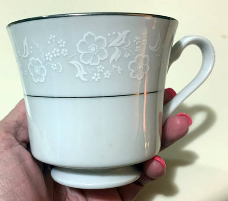 White Designs Footed Cup