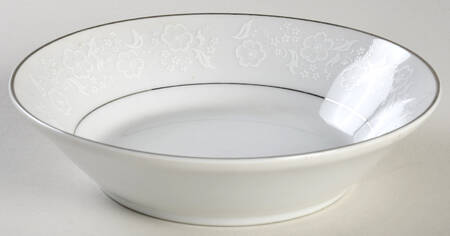 White Designs Rim Fruit/Dessert (Sauce) Bowl