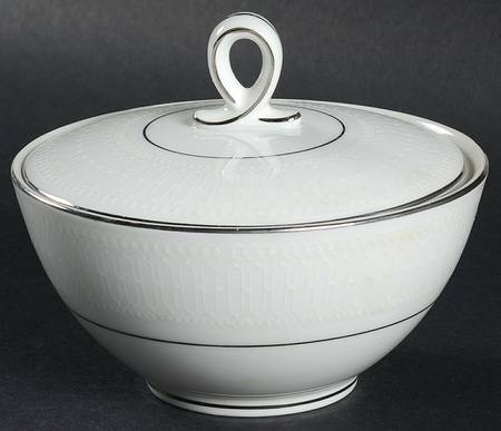 White House Sugar Bowl & Lid