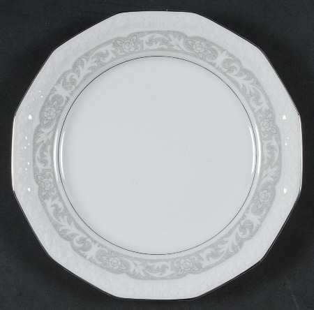 White Lace Salad Plate