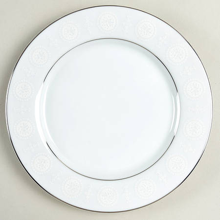 White Rose Salad Plate