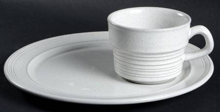 White Sands Snack Plate & Cup Set