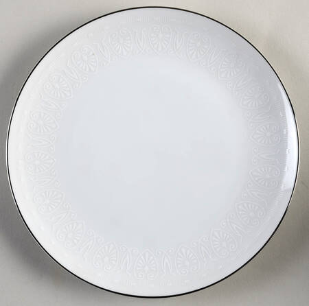White Shield Salad Plate by Mikasa