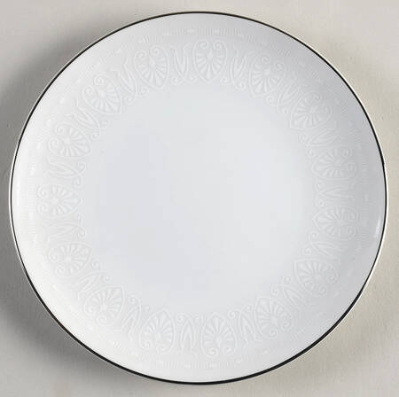 White Shield Bread & Butter Plate
