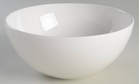 White Velvet 8" Round Vegetable Bowl